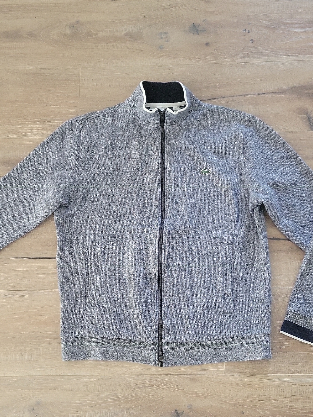 EUC Lacoste Men's Full Zip Sweater Jacket size 4 (M)